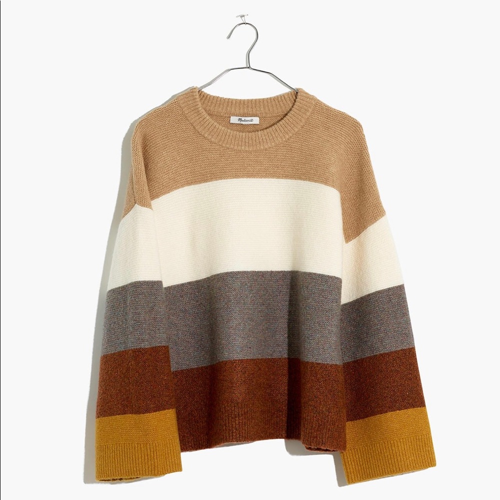 Madewell Andria Pullover Sweater in Coziest Yarn